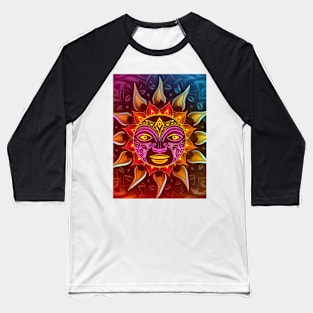 SUN FACE Baseball T-Shirt